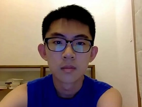 Gay video with hot Asian twink Koreanboy369 and big cock