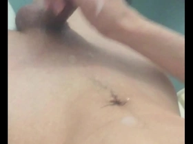 Shaved soloboys gay masturbation with a happy ending.