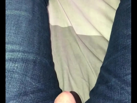 Solo boy showing off his big cock