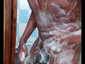 Sultry shower scene with a hot gay couple