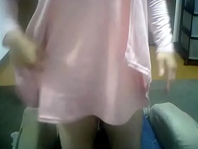 Masturbating Yorik the crossdresser gives a special sex show.