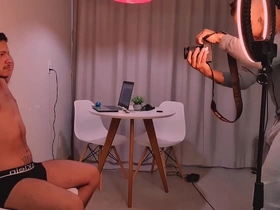 The photographer’s camera captured my big ass and big cock while we engaged in gay sex and oral sex.