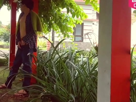 Public nudity in a Chinese New Year celebration
