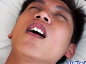 Twink gets an electric shock from his Asian doctors