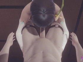 Venti Arcontes steamy blowjob scene in Genshin Impact with POV and uncensored features.