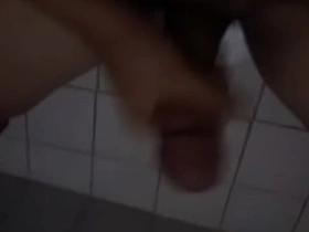 Young Asian boys solo masturbation session in homemade video