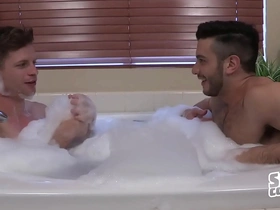 Muscular hunk Dean Manny in a bareback gay movie on Sean Cody network.