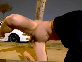 Asian soloboy’s bigcock piss and cumshot scene
