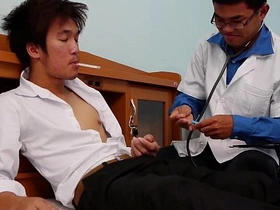Gay Asian men Arthur and Jonas in kinky medical fetish video