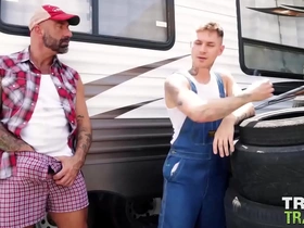 Trailertrashboys gay scene with Drew Sebastian and Zack Bishop