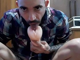 Young and straight Spanish stallion in heels, gay porn video