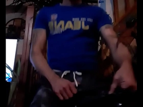 Gay man suffers through painful ballbusting scene