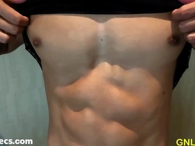 Muscle worship and erotic massage with an Asian hunk