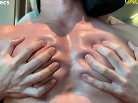 Admire and feel the muscles of a hunk like never before!