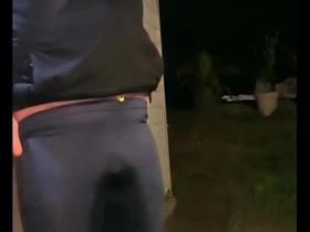 French gay piss accident in neighborhood