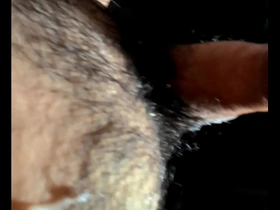 Young and older gay men having sex