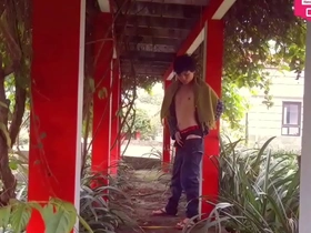 Hansel Thios solo adventure in China Town garden during the Chinese New Year celebration