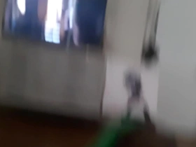 Young Japanese man gives blow job to his partner