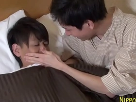 A Japanese hunk gives a blowjob to a gay man.