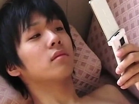 Hot underwear action with Japanese teen gay couple
