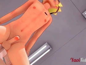 Sasukes big dick penetrates Borutos ass in this Yaoi anime.