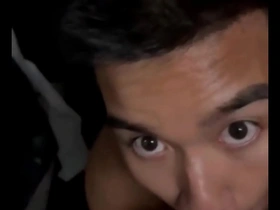 Asian night club action with a Thai boy sucking my big dick in Rio