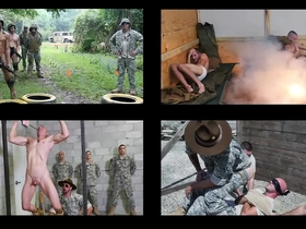 Uniformed men in hardcore gay sex as a form of punishment in TROOP CANDY